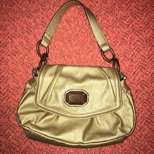 NWOT Nicole Miller Gold Purse